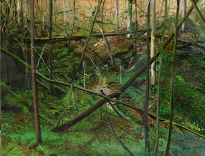 Quadrature - a Paintings Artwork by Belaubre Yves